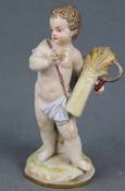 Meissen Porzellan. Allegorie des Sommers. Knaufzeit um 1900.13 cm hoch. Blaue Schwertermarke.