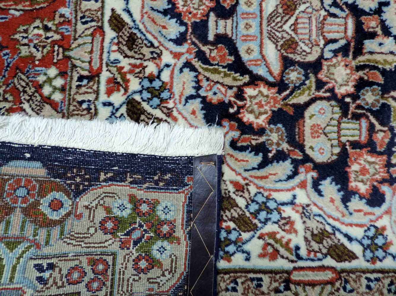 Kaschmar Perserteppich. Iran. Quadratisch.200 cm x 202 cm. Handgeknüpft. Wolle auf Baumwolle. No - Image 8 of 8