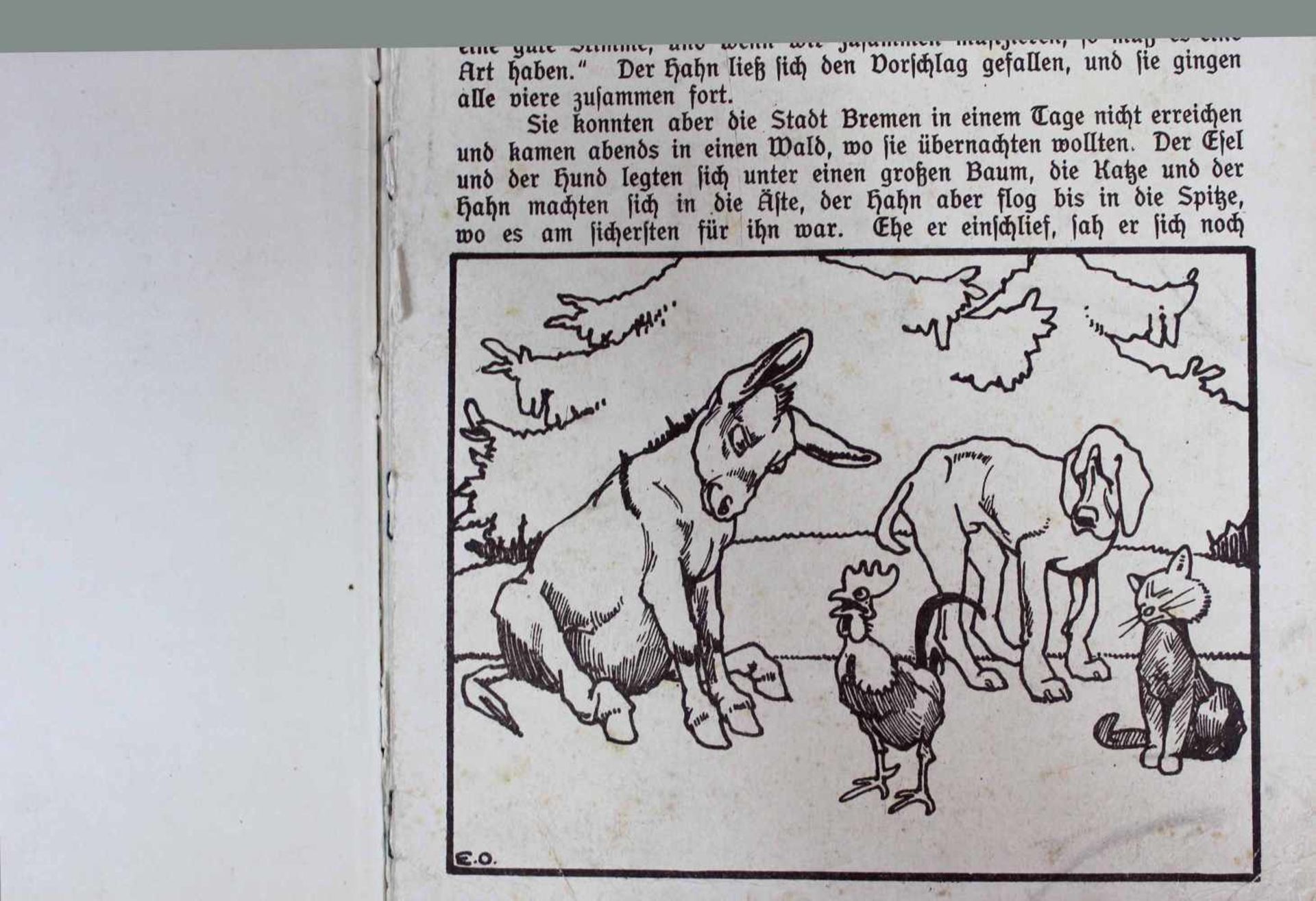 6 alte Kinderbücher."Grimms Märchen" Verlag Jos. Scholz Mainz, Scholz Künstler - Bilderbücher, ( - Bild 13 aus 18