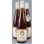 1971 Hattenheimer Schützenhaus Riesling Auslese. 3 ganze Flaschen.Weingut W. Ruthe. Ehemaliger