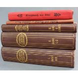 5 alte Kochbücher."Universallexikon der Kochkunst. III. Band: Die Gastlichkeit". 1908 / 1909 /