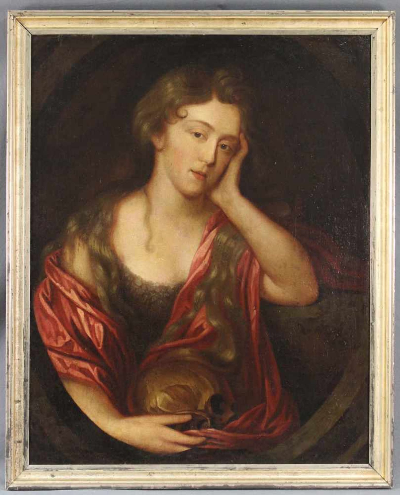 UNSIGNIERT (XVIII). Portrait der "Gräfin Elisabeth Tochter des Grafen Johann"78,5 cm x 62 cm. - Image 2 of 6