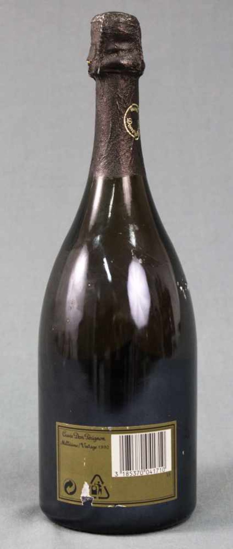 1990 Champagne. Cuvee Dom Perignon. Vintage.Moet et Chandon a Epernay. Fondee en 1743. Eine ganze - Bild 2 aus 8