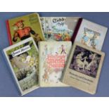 6 alte Kinderbücher."Grimms Märchen" Verlag Jos. Scholz Mainz, Scholz Künstler - Bilderbücher, (