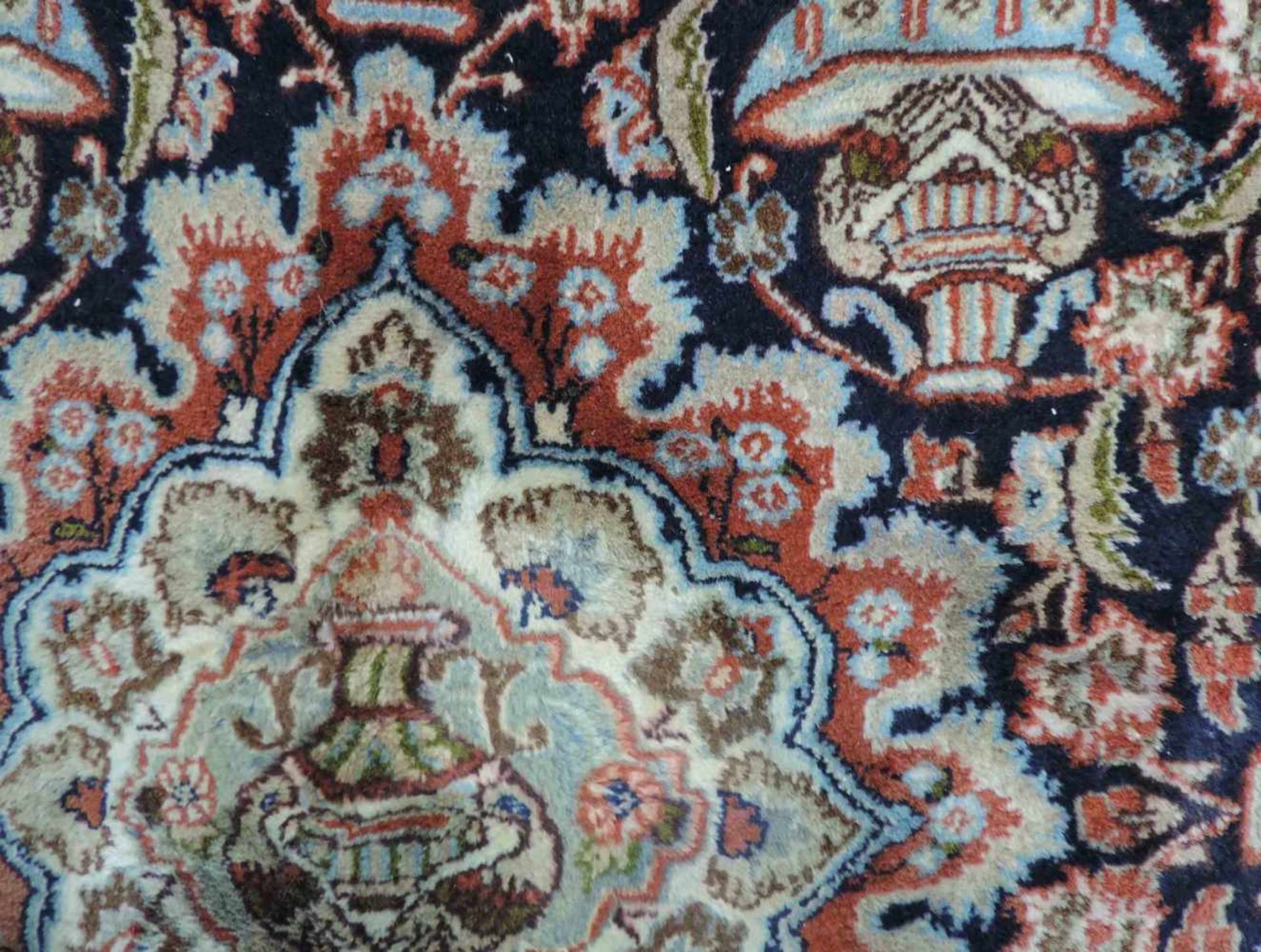Kaschmar Perserteppich. Iran. Quadratisch.200 cm x 202 cm. Handgeknüpft. Wolle auf Baumwolle. No - Bild 7 aus 8