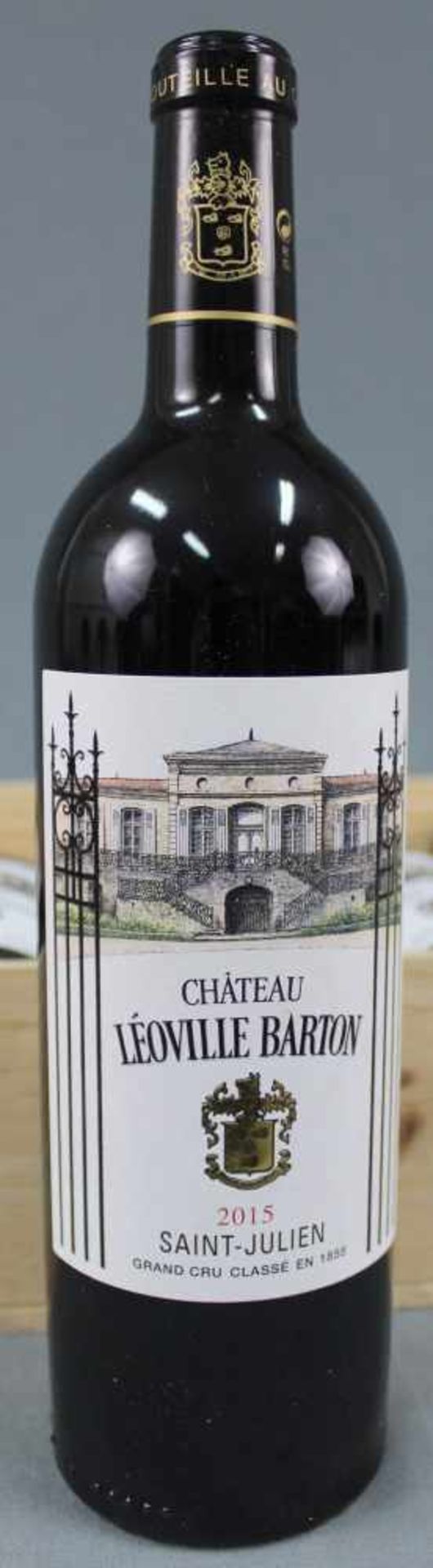 6 ganze Flaschen Château Leoville Barton, 2015. Saint Julien Grand Cru.Rotwein, Bordeaux, - Bild 3 aus 8