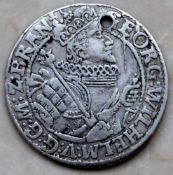 Brandenburg Preußen, um 1620, Thaler Georg Wilhelm V.G.G.M.Z. Brand (d).Münze, Silber, ca. 6,4