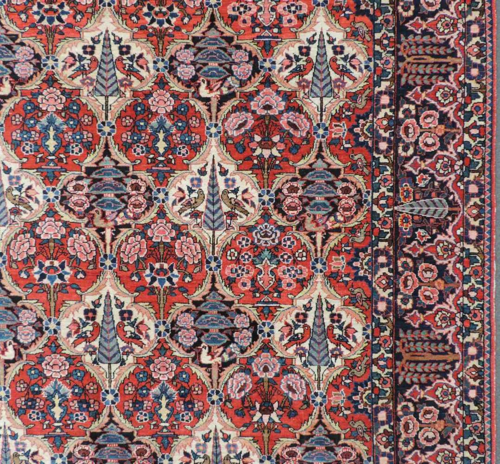 Bachtiar Perserteppich. Iran. Alt, Mitte 20. Jahrhundert.316 cm x 208 cm. Handgeknüpft. Wolle auf - Image 5 of 9