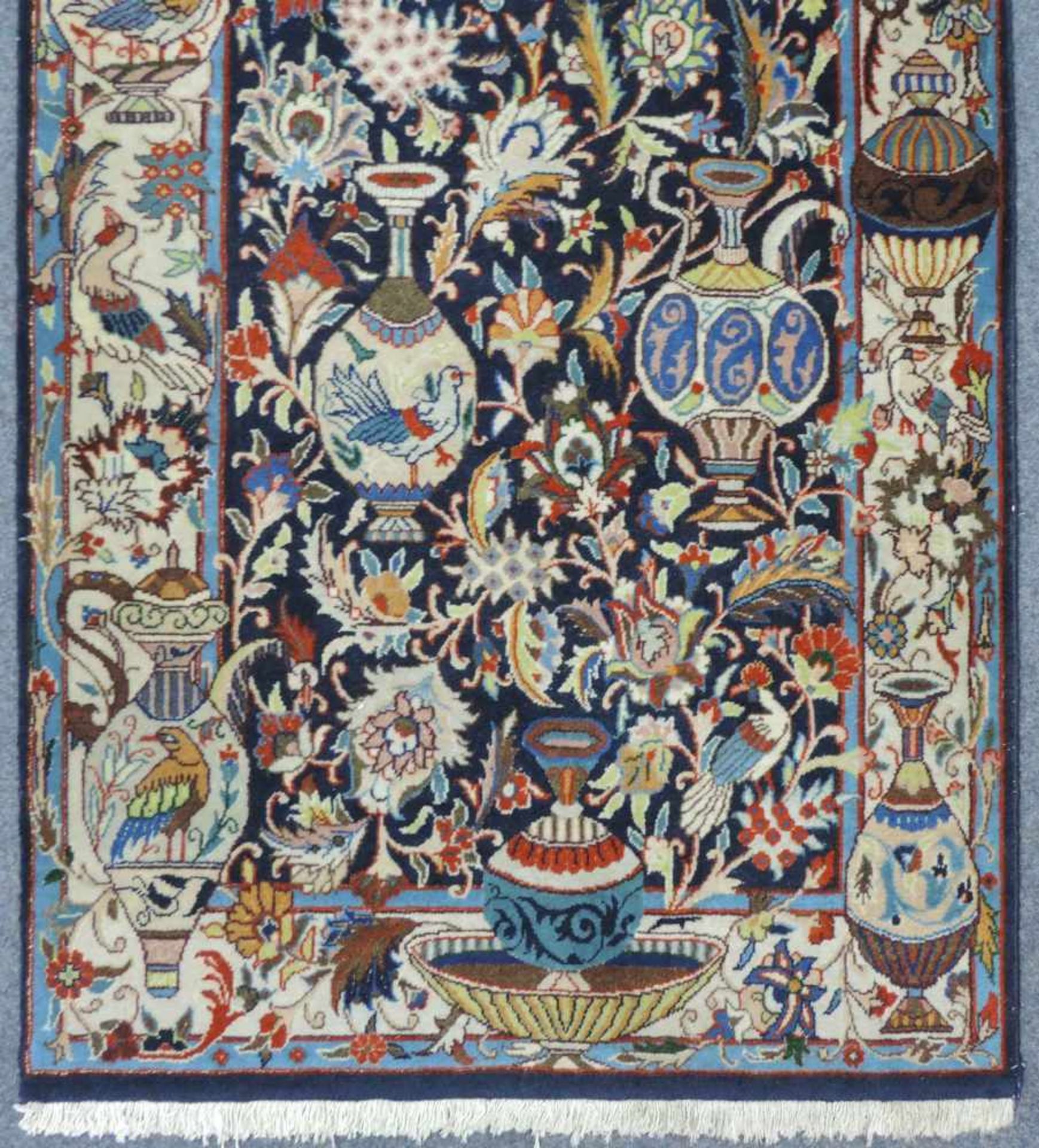Kaschmar Perserteppich. Schmale Galerie. Iran.294 cm x 85 cm. Handgeknüpft. Wolle auf Baumwolle. - Image 2 of 5