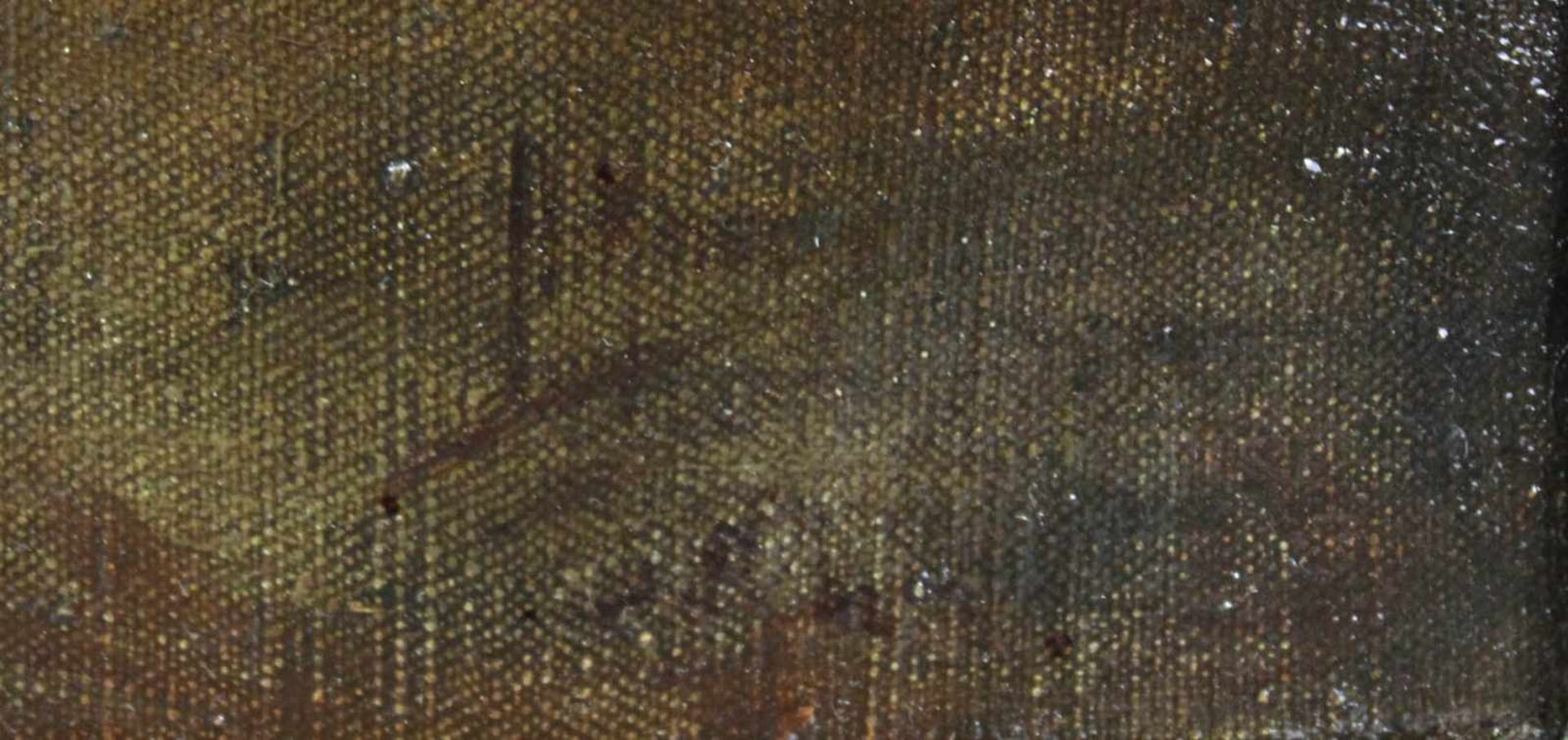 Jozsef KNOPP (1825 - 1894)? Gesellige Runde mit Avance.50 cm x 70 cm. Gemälde. Öl auf Leinwand. - Image 7 of 9