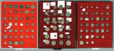 Circa 90 Münzen. Auch Antike. Rom. Byzanz. Silber. Bronze.Aus einer deutschen Sammlung. Nach Aussage