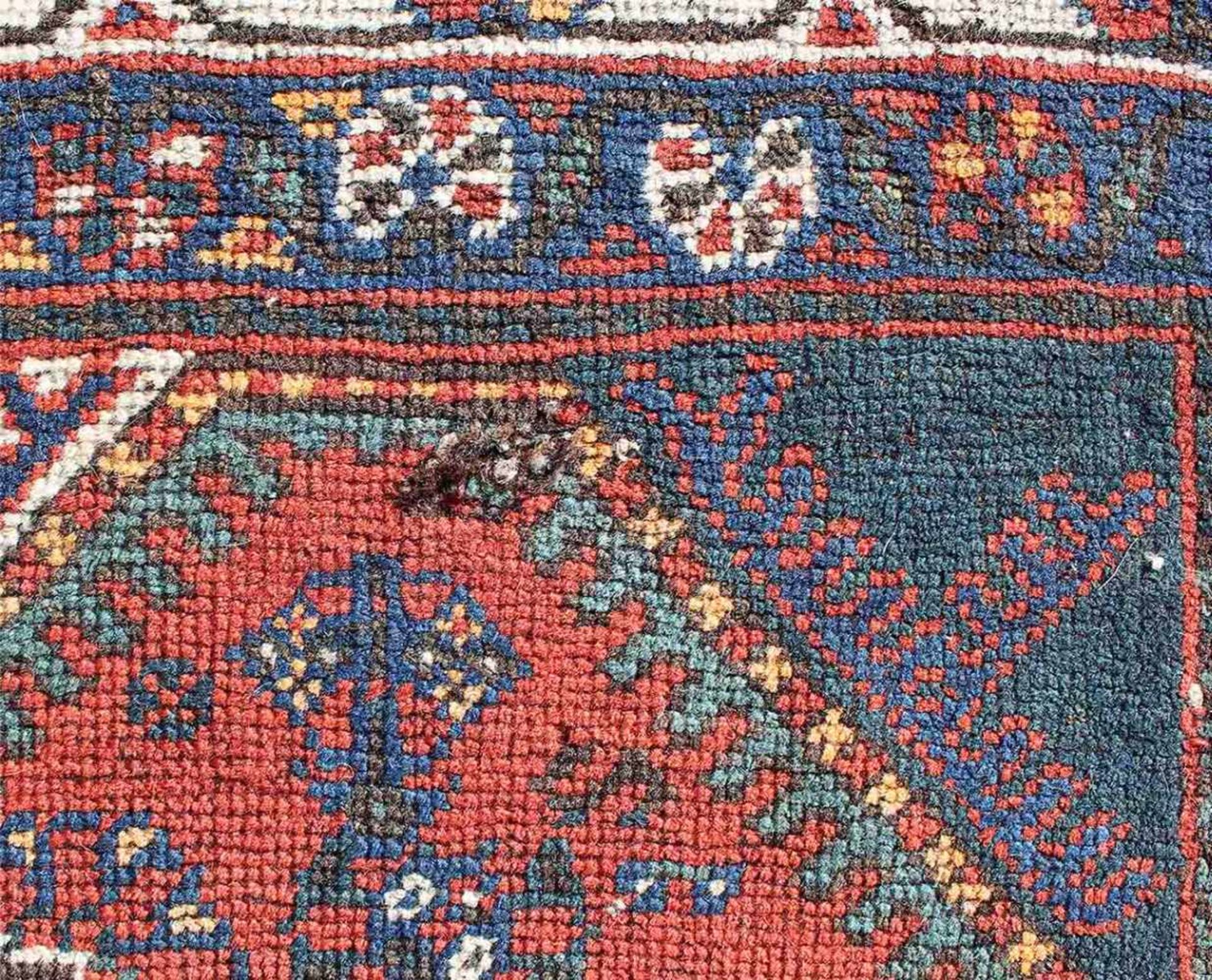 Schiraz Perserteppich. Iran. Antik, um 1920.153 cm x 110 cm. Handgeknüpft. Wolle auf Wolle. - Image 5 of 6