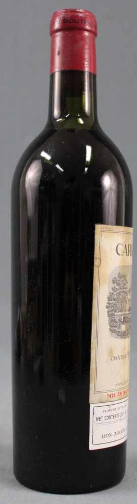 1959 Carruades de Chateau Lafite - Rothschild. Paulliac AC.Eine ganze Flasche Rotwein 75 cl. - Bild 4 aus 8