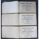 3 Bände Payne's Universum 1845 - 1846.19,5 cm x 29,5 cm. Band 3, 4 und 5. ''Darstellung und