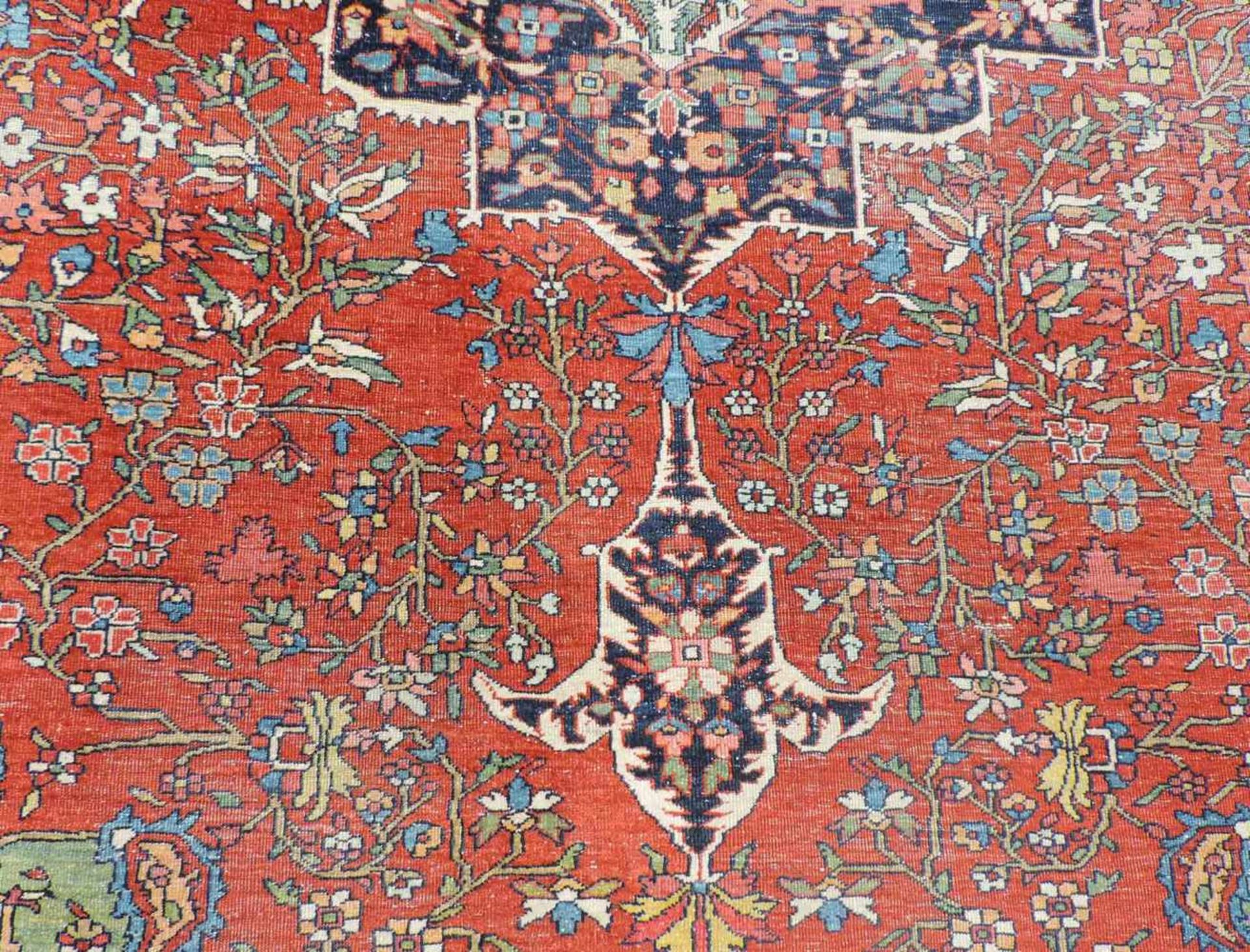 Saruk Ferraghan, Perserteppich. Iran. Antik, um 1890.358 cm x 265 cm. Orientteppich, handgeknüpft. - Bild 2 aus 15