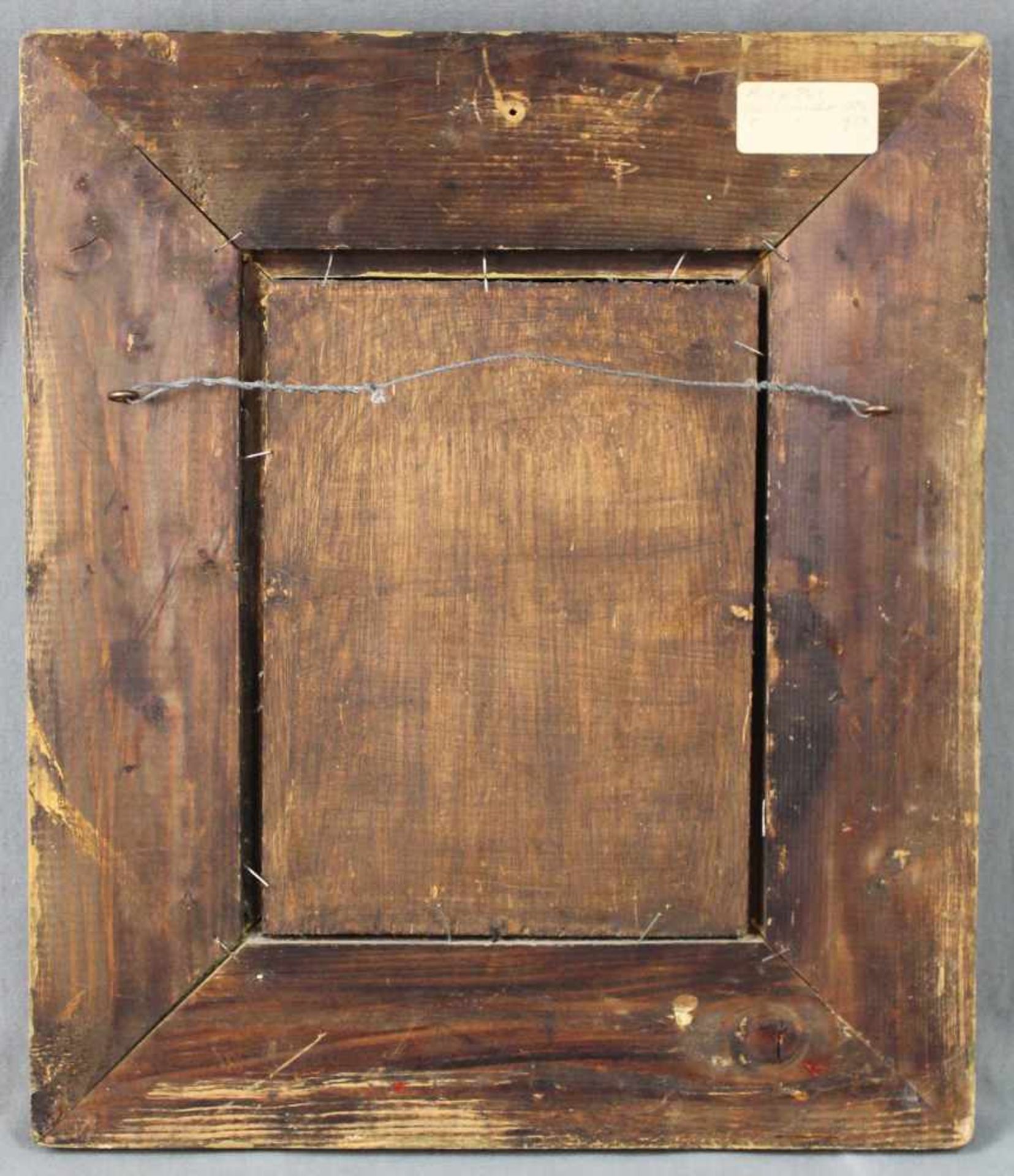 Arend VAN DE POL (1886 - 1956). Mutterglück.26 cm x 19 cm. Gemälde. Öl auf Holz. Rechts unten - Bild 9 aus 9