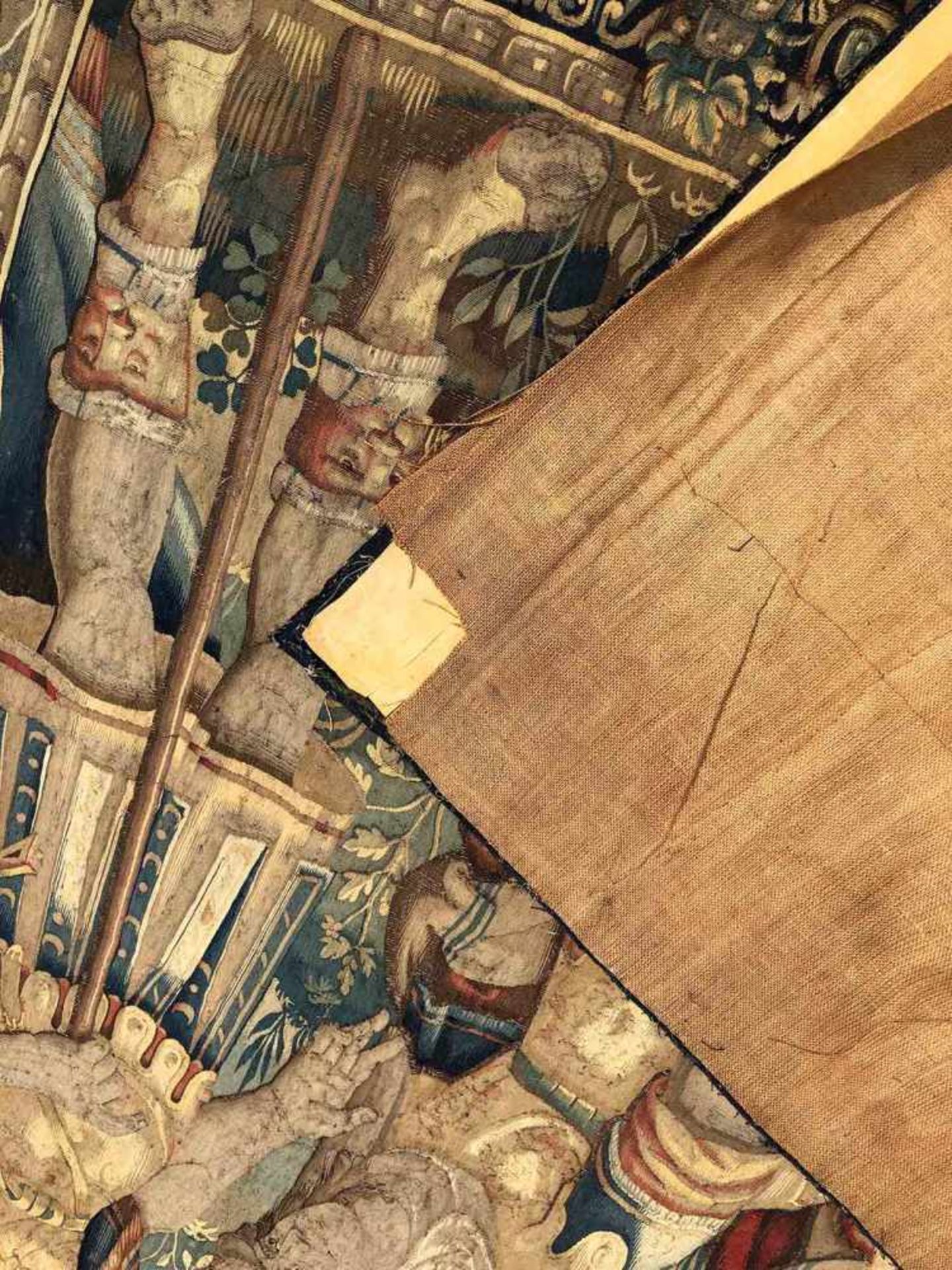 Tapisserie Brüssel. 17. Jahrhundert. Alexander der Große.Legenden Darstellung von Alexander dem - Image 8 of 16