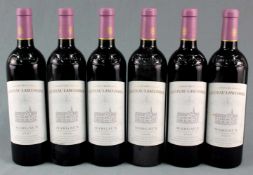 2002 Château Lascombes, Margaux. Grand Cru Classé. Bordeaux.6 ganze Flaschen. Grand Vin de Bordeaux.