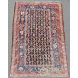 Bachtiari Perserteppich. Iran. Antik, um 1900.331 cm x 207 cm. Handgeknüpft. Wolle auf Baumwolle.