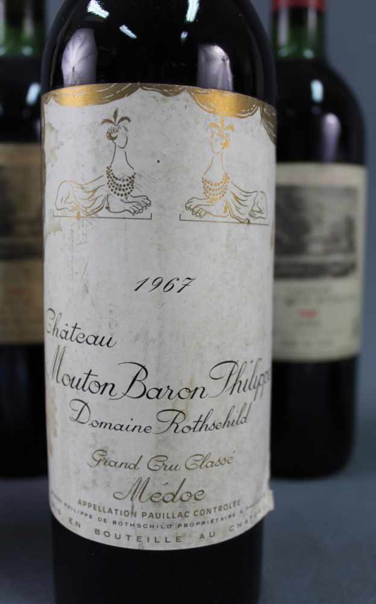 7 ganze Flaschen Bordeaux. Grand Cru Classé. Rotwein. Frankreich.1981 Chateau Duhart - Milon - - Bild 13 aus 14