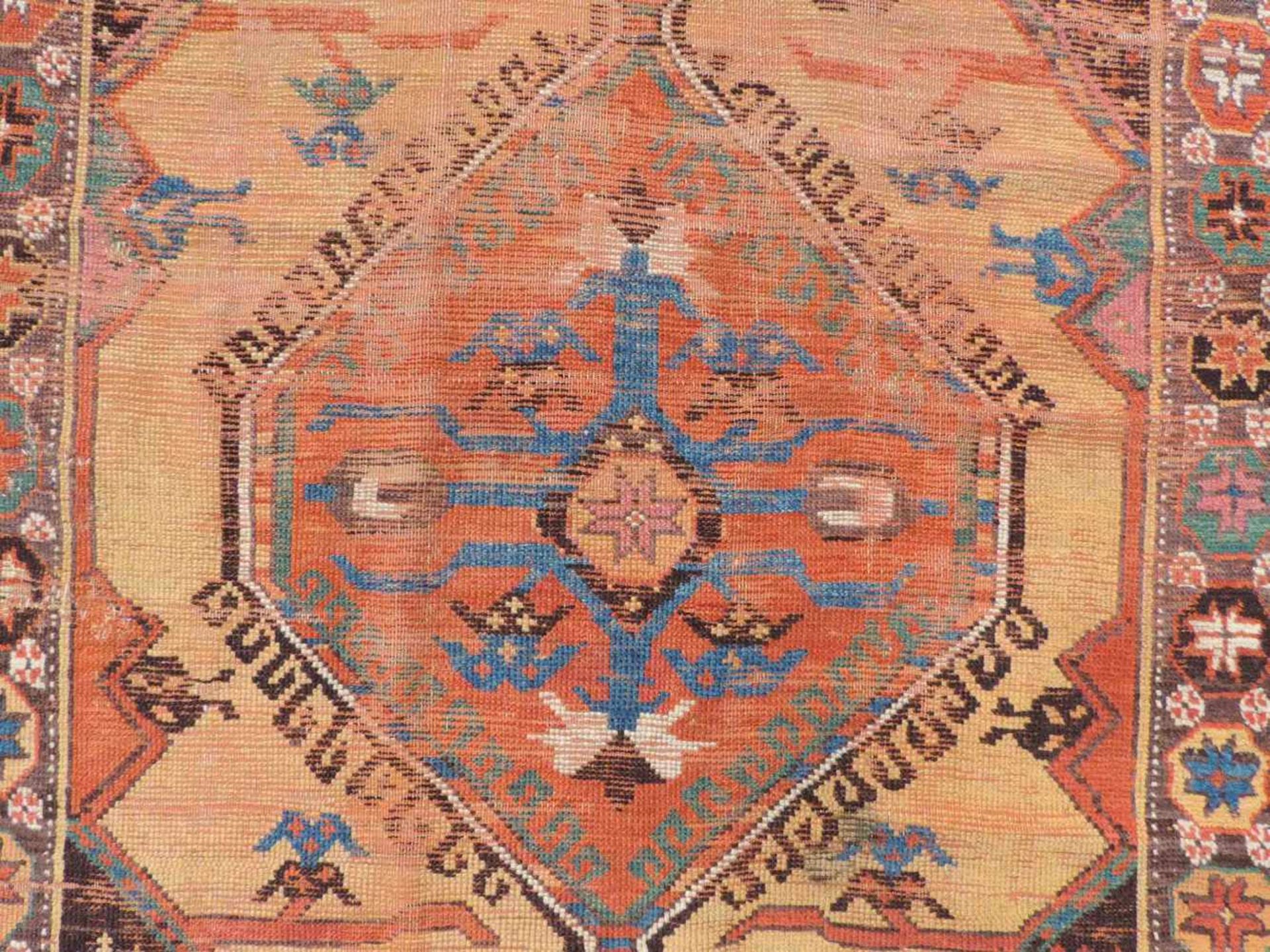 Konya Dorfteppich, Türkei. Antik, 2. Hälfte 18. Jahrhundert.280 cm x 118 cm. Handgeknüpft. Wolle auf - Bild 5 aus 15