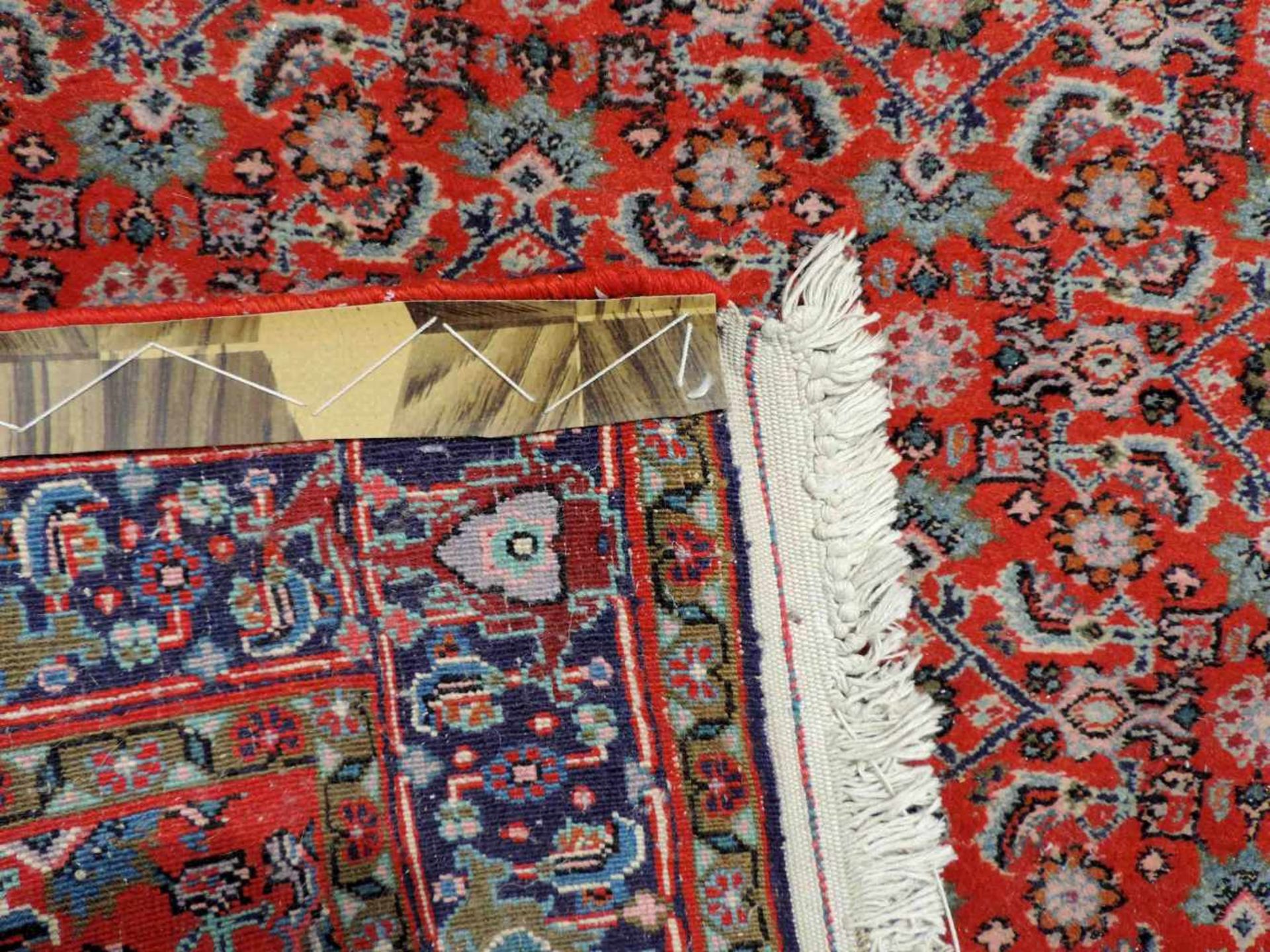 Bidjar Perserteppich. Iran. Alt, um 1950.170 cm x 112 cm. Orientteppich. Handgeknüpft. Wolle auf - Bild 2 aus 2