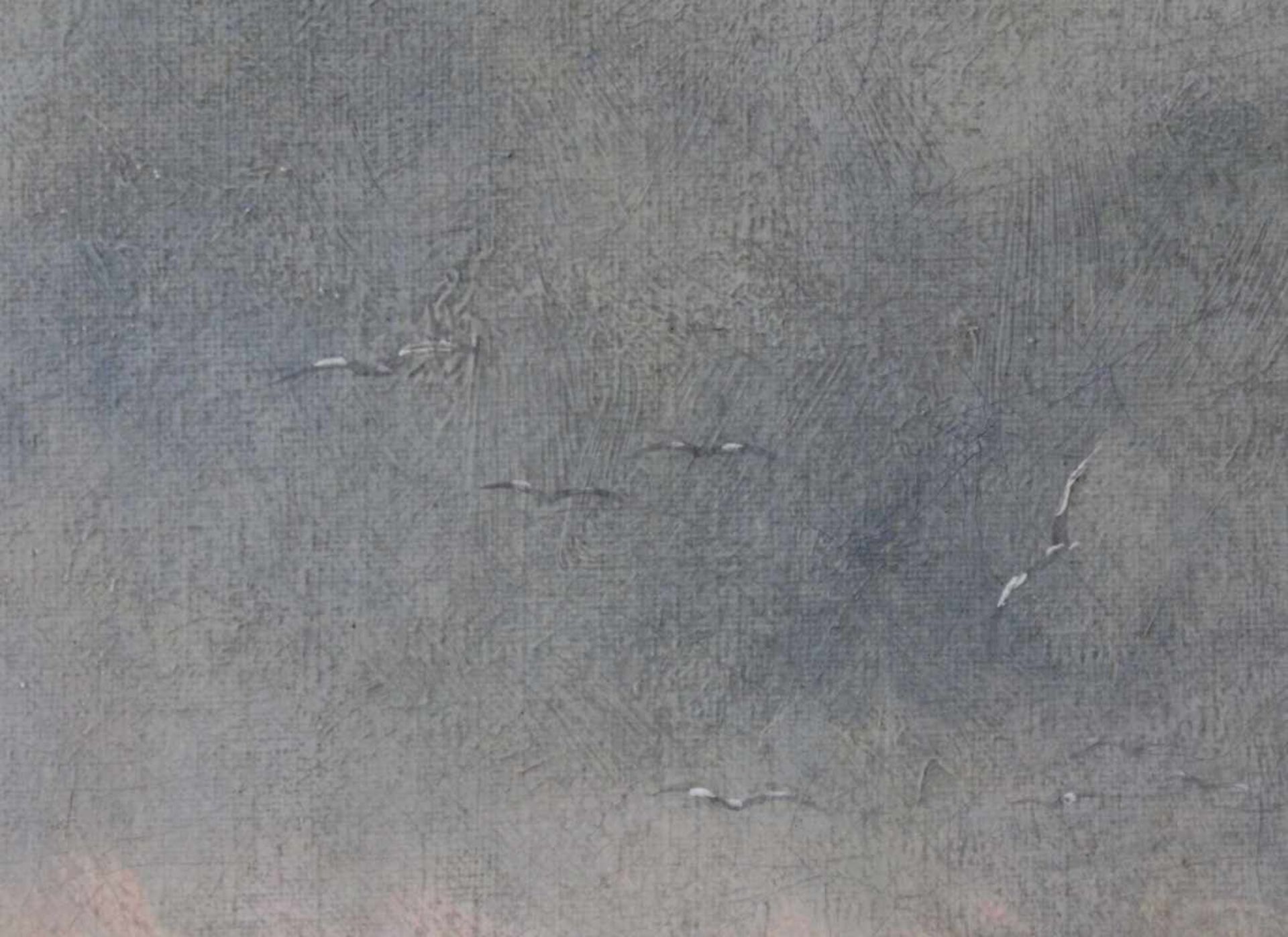 ACHENBACH (XX). Krabbenfischerinnen auf dem Heimweg.65 cm x 92 cm. Gemälde. Öl auf Leinwand, - Bild 10 aus 10