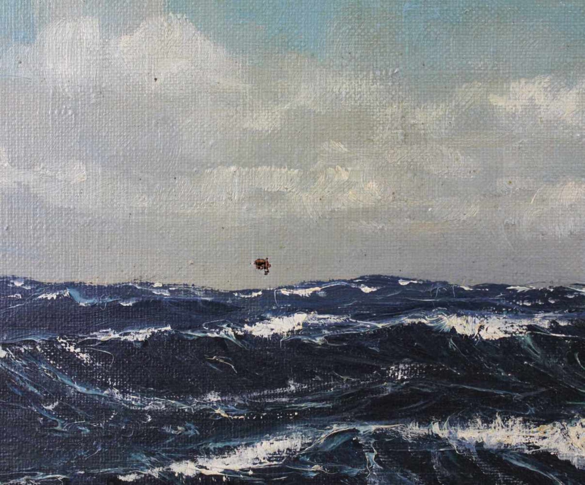 Patrick VON KALCKREUTH (1892 - 1970). Viermaster in Meeresbrandung.70 cm x 100 cm. Gemälde. Öl auf - Image 5 of 9