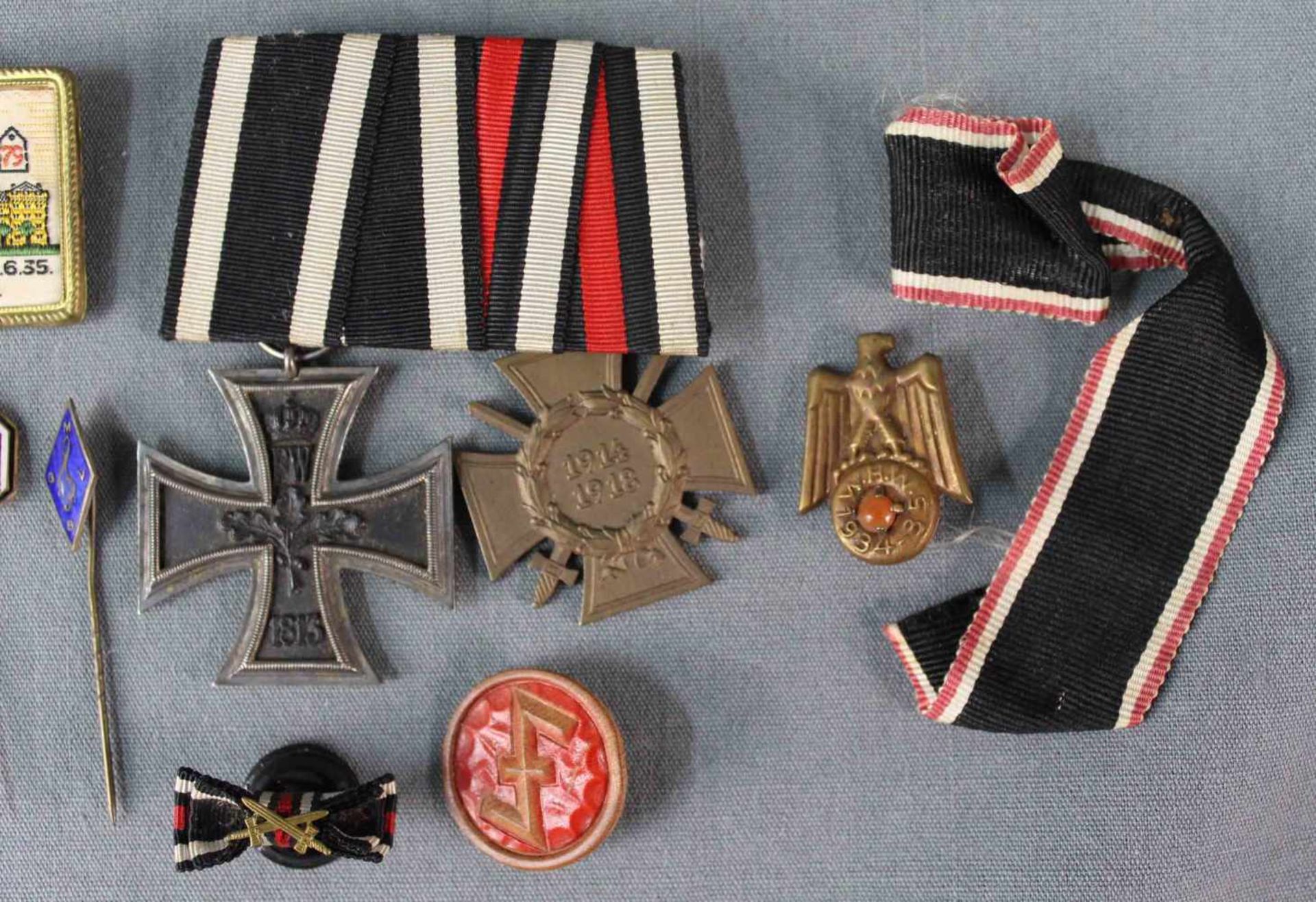 Orden und anderes. Darunter Eisernes Kreuz 1. Weltkrieg.Medals and other things. Among them Eisernes - Image 6 of 11