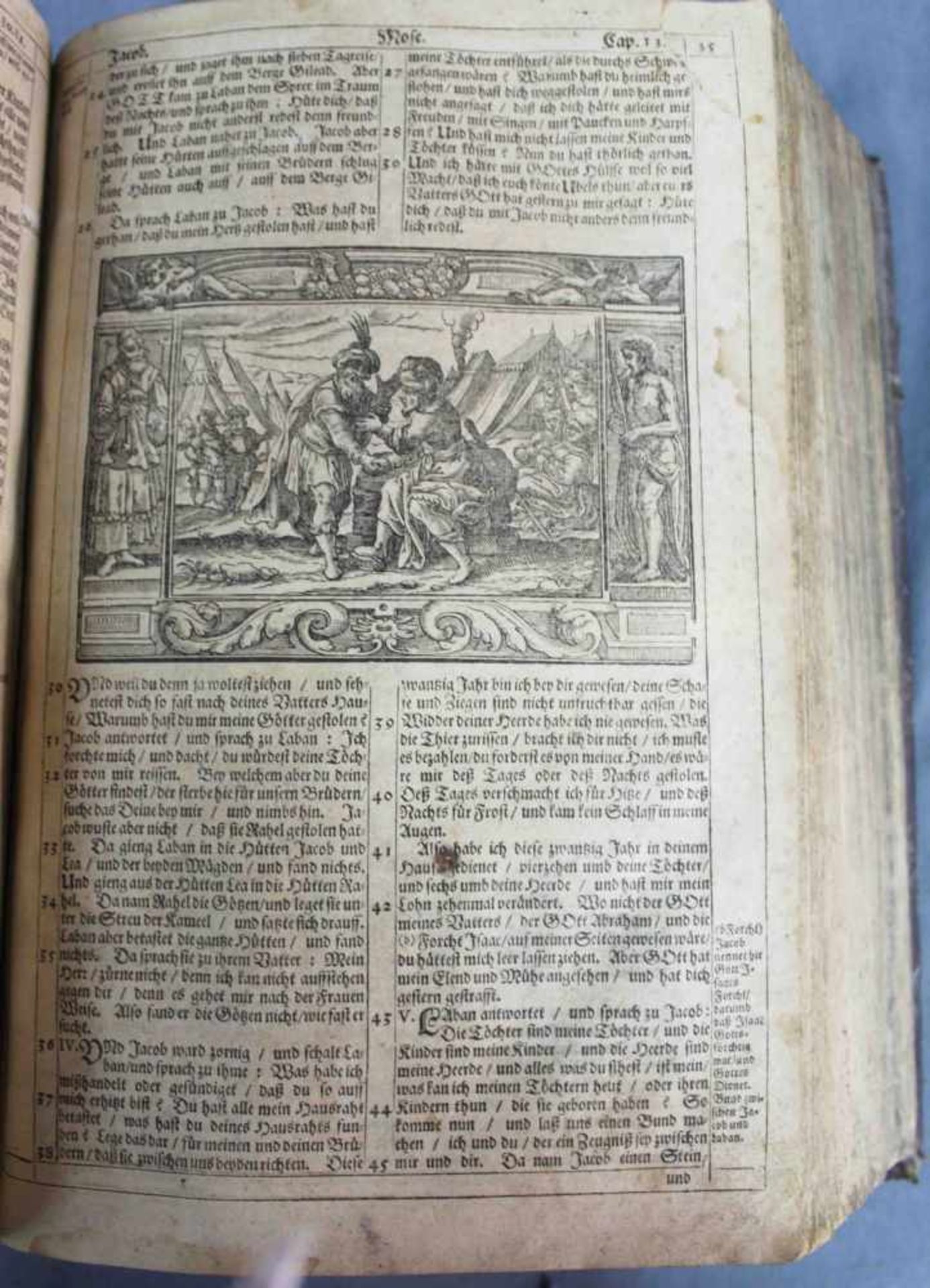 Illustrierte Bibel, Nürnberg 1667.36 cm x 25 cm. U.a. teils restauriert, teils unvollständig. - Image 9 of 9