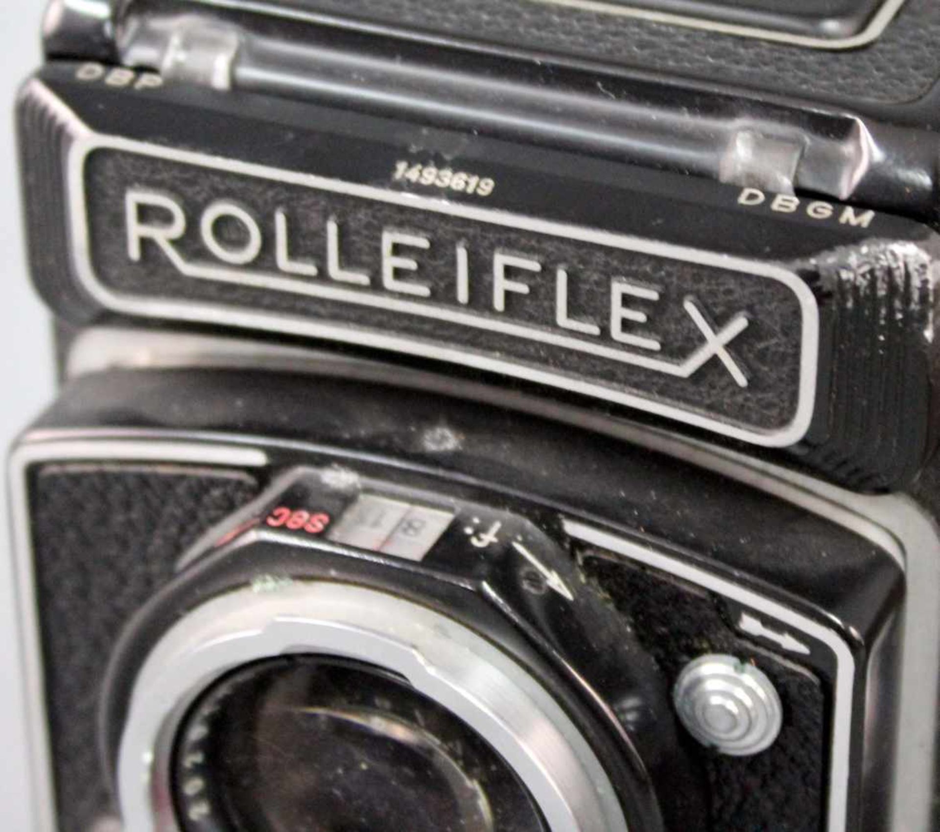 Rolleiflex, Franke & Heidecke. Nr. "1493619". Objektiv Carl Zeiss.14 cm x 7,5 cm. In - Image 2 of 11