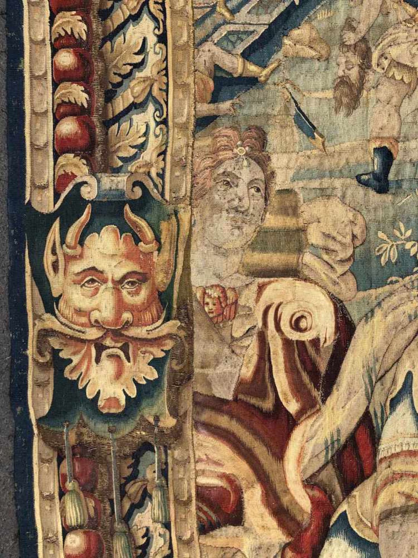 Tapisserie Brüssel. 17. Jahrhundert. Alexander der Große.Legenden Darstellung von Alexander dem - Image 14 of 16