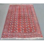 Tekke Hauptteppich. Turkmenistan. Alt, 1. Drittel 20. Jahrhundert.295 cm x 229 cm. Handgeknüpft.