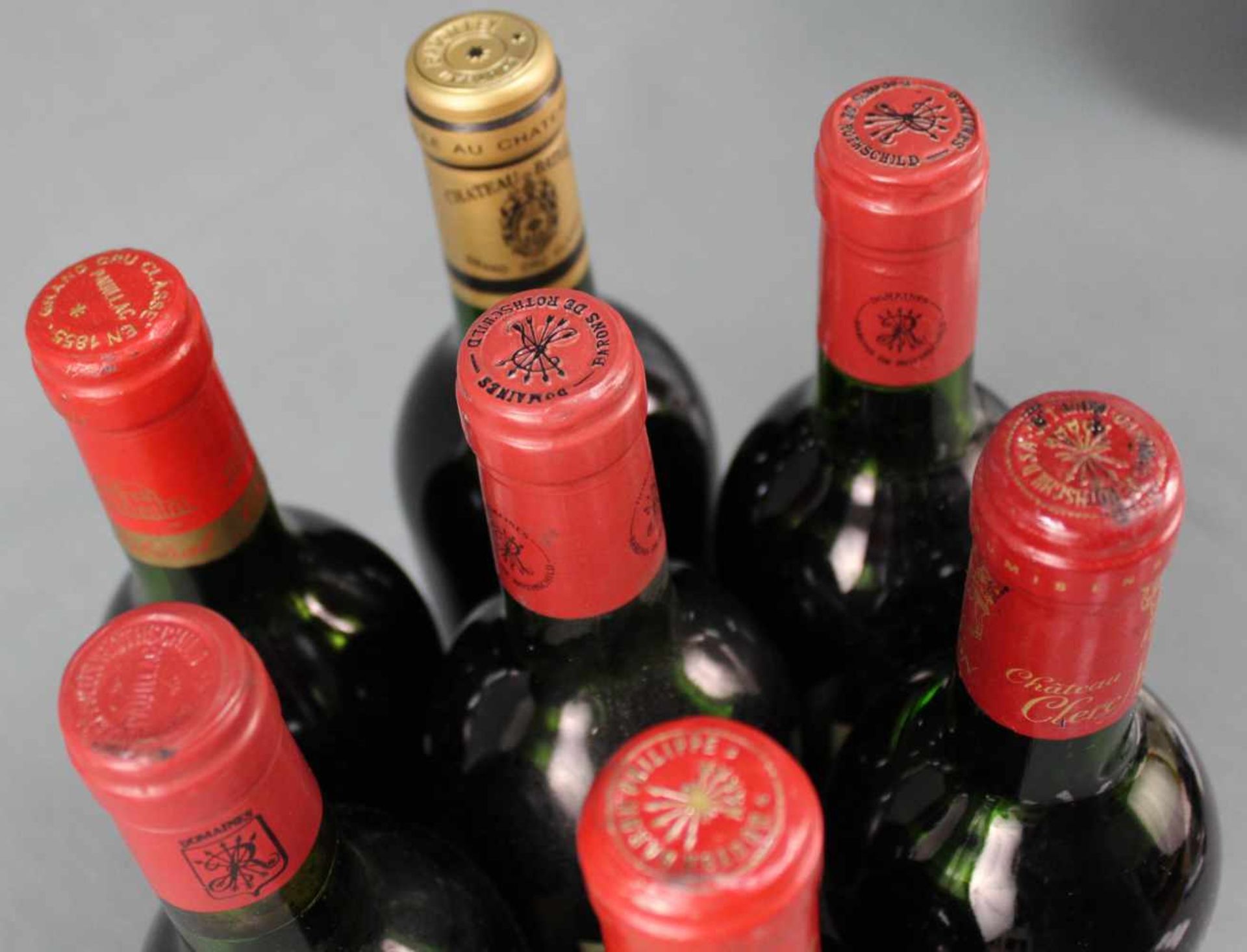 7 ganze Flaschen Bordeaux. Grand Cru Classé. Rotwein. Frankreich.1981 Chateau Duhart - Milon - - Bild 4 aus 14