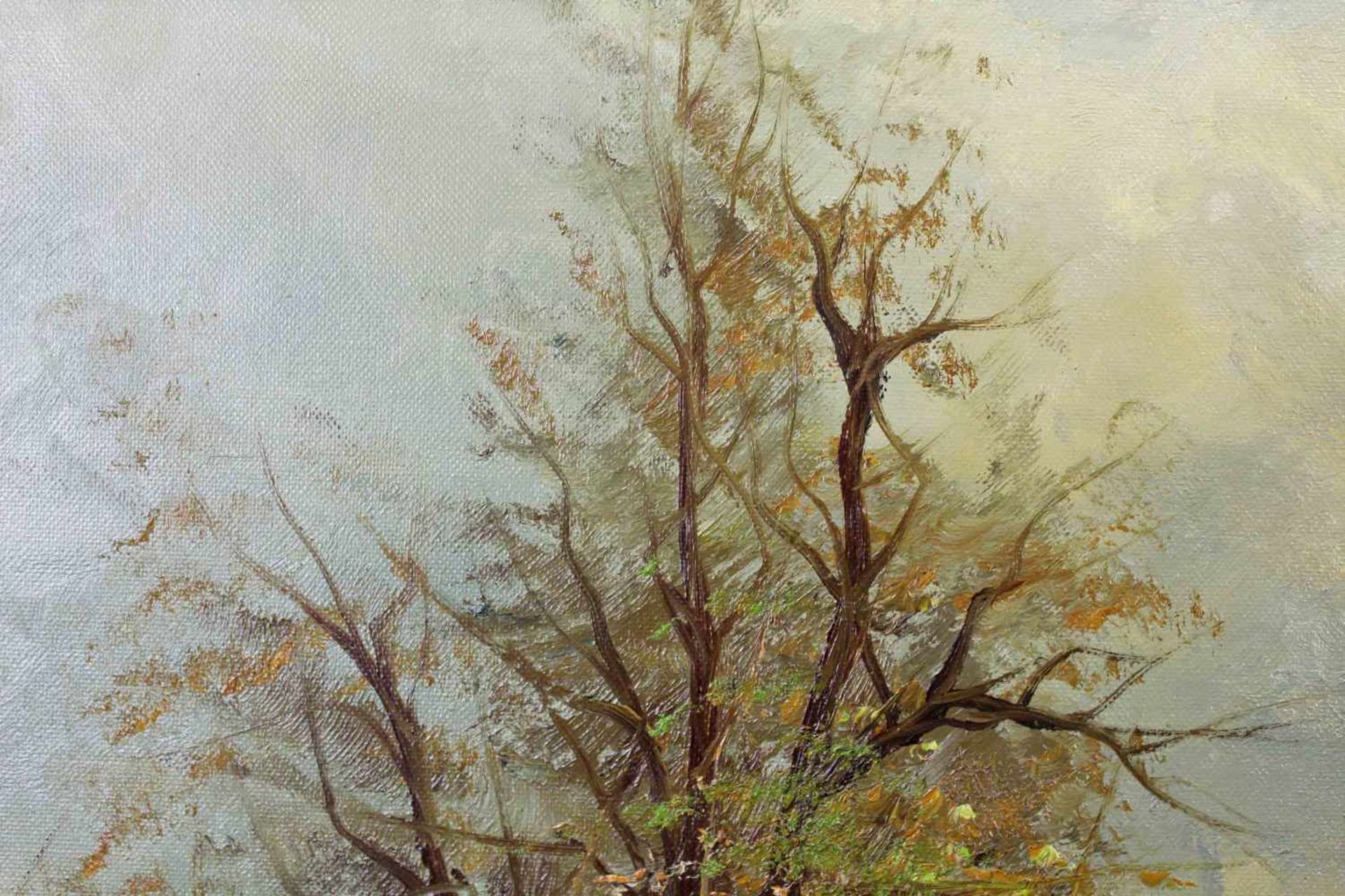 Gunter SEEKATZ (1928 -). Heimkehr vom Felde.60 cm x 90 cm. Gemälde, Öl auf Leinwand. Rechts unten - Bild 5 aus 7