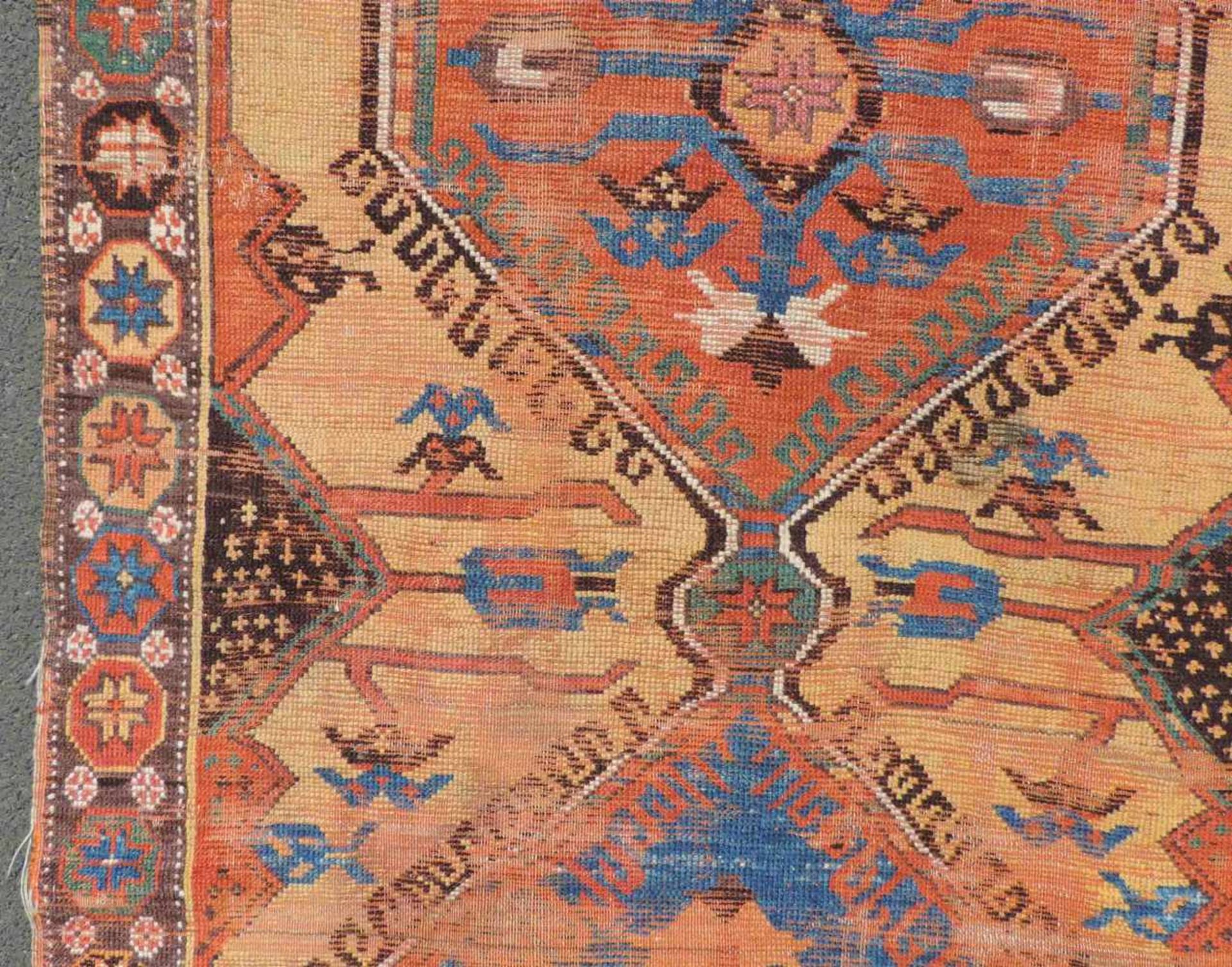 Konya Dorfteppich, Türkei. Antik, 2. Hälfte 18. Jahrhundert.280 cm x 118 cm. Handgeknüpft. Wolle auf - Bild 10 aus 15