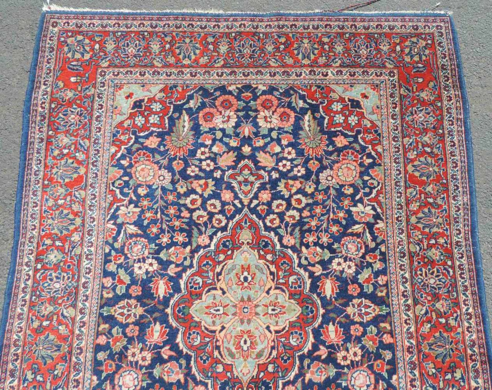 Keschan, Perserteppich, Iran.158 cm x 112 cm. Handgeknüpft. Wolle auf Wolle. Kein Versand in die - Image 3 of 4