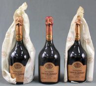 1993 Millisimé Taittinger Rose, Comtes de Champagne.3 ganze Flaschen. Je 750 ml, 12% vol. '' (1024 -