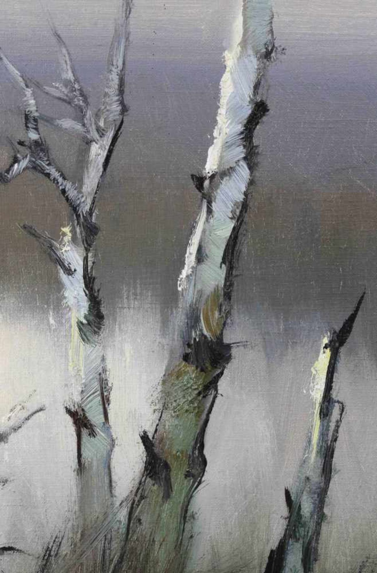 Arnold SCHATZ (1929 - c.1999). "Aufsteigende Enten"80 cm x 70 cm. Gemälde. Öl auf Leinwand. Rechts - Bild 4 aus 8
