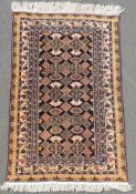 Mauri Stammesteppich. Afghanistan. Alt. Feine Knüpfung.145 cm x 93 cm. Handgeknüpft. Wolle auf
