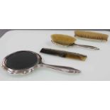 Frisier- Set, Silber 800. Halbmond / Krone.513 Gramm Gesamtgewicht. Bis 25,5 cm lang.Hairdressing