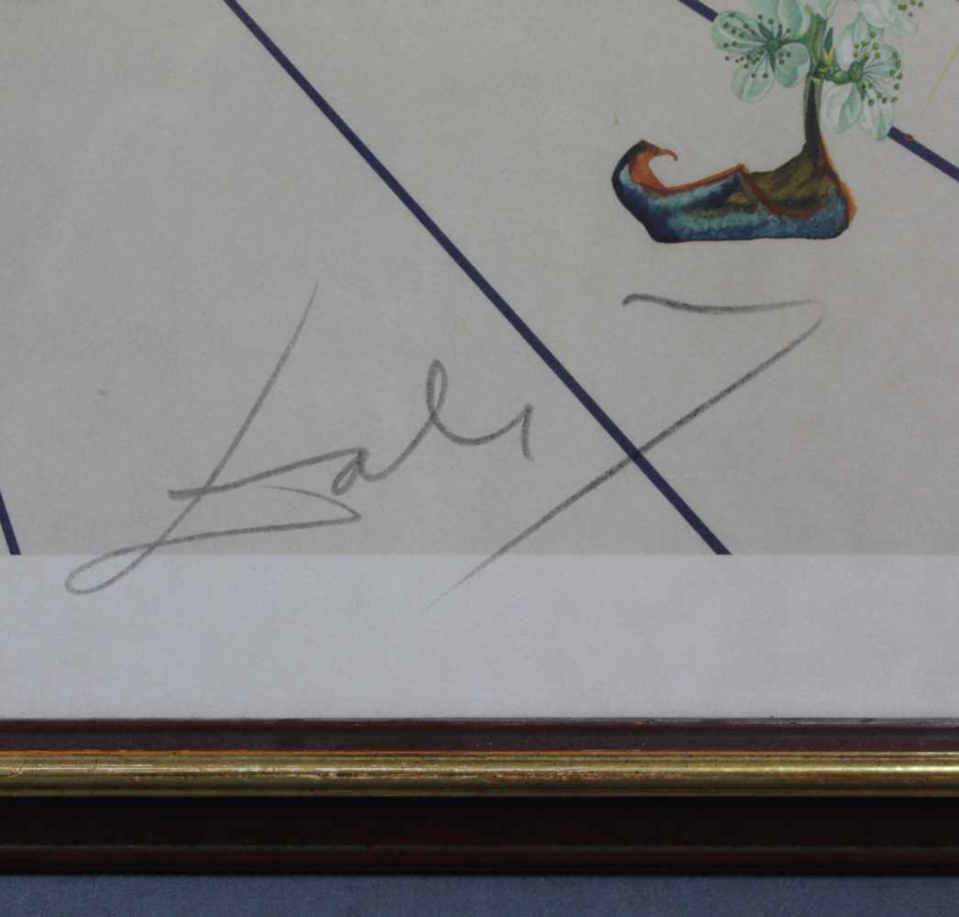 Salvador DALI (1904 - 1989). Flordali (1981).65 cm x 97 cm die Abbildung. Im Druck unten rechts - Image 4 of 10