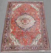 Saruk Ferraghan, Perserteppich. Iran. Antik, um 1890.358 cm x 265 cm. Orientteppich, handgeknüpft.