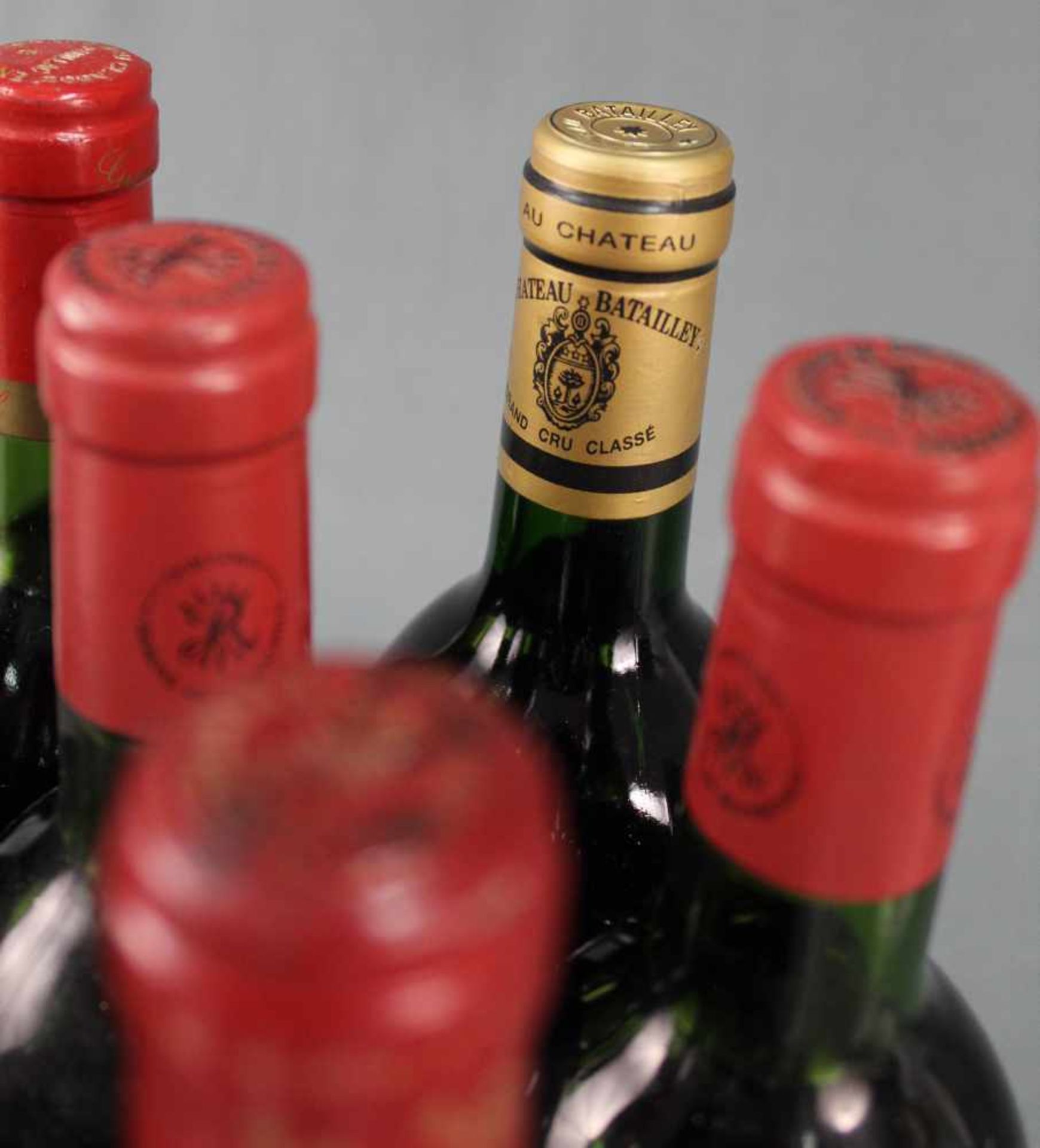 7 ganze Flaschen Bordeaux. Grand Cru Classé. Rotwein. Frankreich.1981 Chateau Duhart - Milon - - Bild 5 aus 14