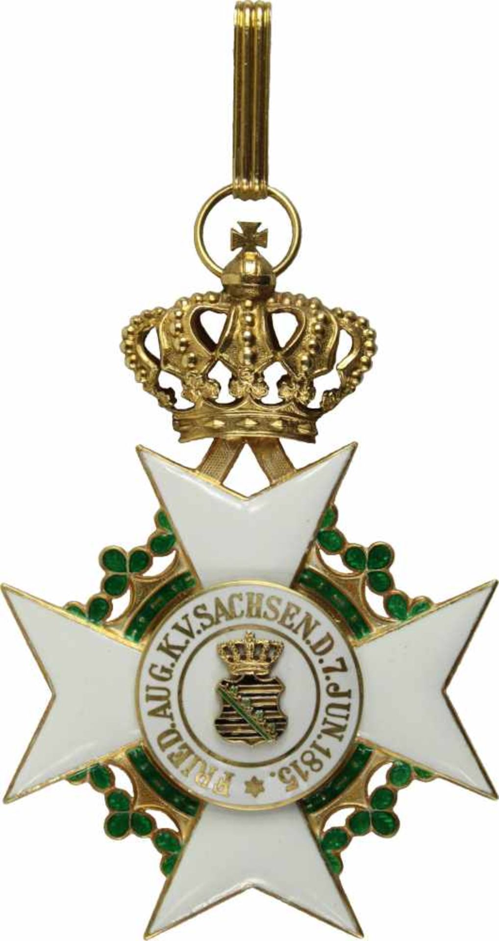 Zivilverdienstorden,2. Modell 1891-1918, Großkreuz oder Komturkreuz ab 1910. Kreuz Silber