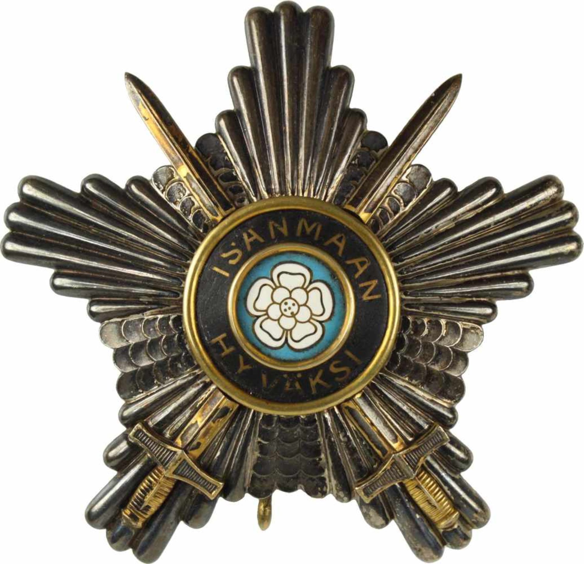 Orden der Finnischen Weißen Rose,Kommandeurkreuz und Bruststern zum Kommandeurkreuz 1. Klasse mit - Bild 4 aus 5