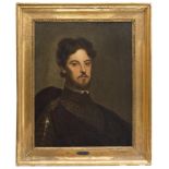 FOLLOWER OF TITIAN, SECOND HALF OF THE 16TH CENTURY Officer's portrait Oil on canvas, cm. 75,5 x