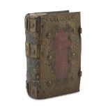 ANTIQUE BINDINGS a volume in antique language magiara. Ed. seventeenth-century. Binding in full