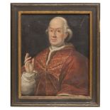 ROMAN PAINTER, 18TH CENTURY Portrait of Pius VI Oil on canvas, cm. 70 x 58 Provenance French private