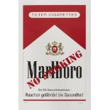 RENATO NATALE CHIESA (Lecco 1947) Malboro No Smoking Two color lithographs, ex. 6/99 and 54/99